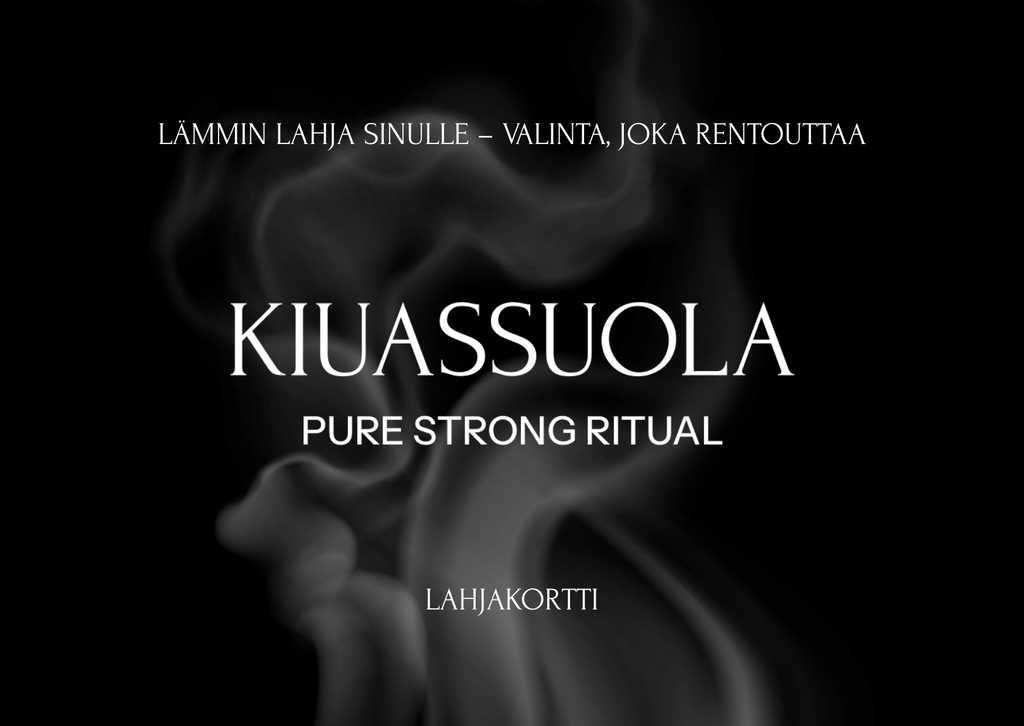 Lämmin lahja -lahjakortti, valinta joka rentouttaa!